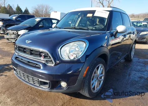 2016 Mini Countryman Cooper S из США, поврежденный, VIN WMWZC3C56GWT07278